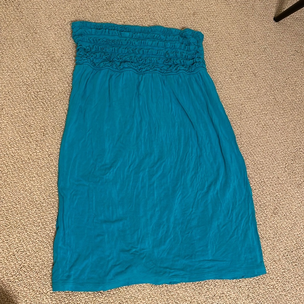swim cover up with ruffle detail